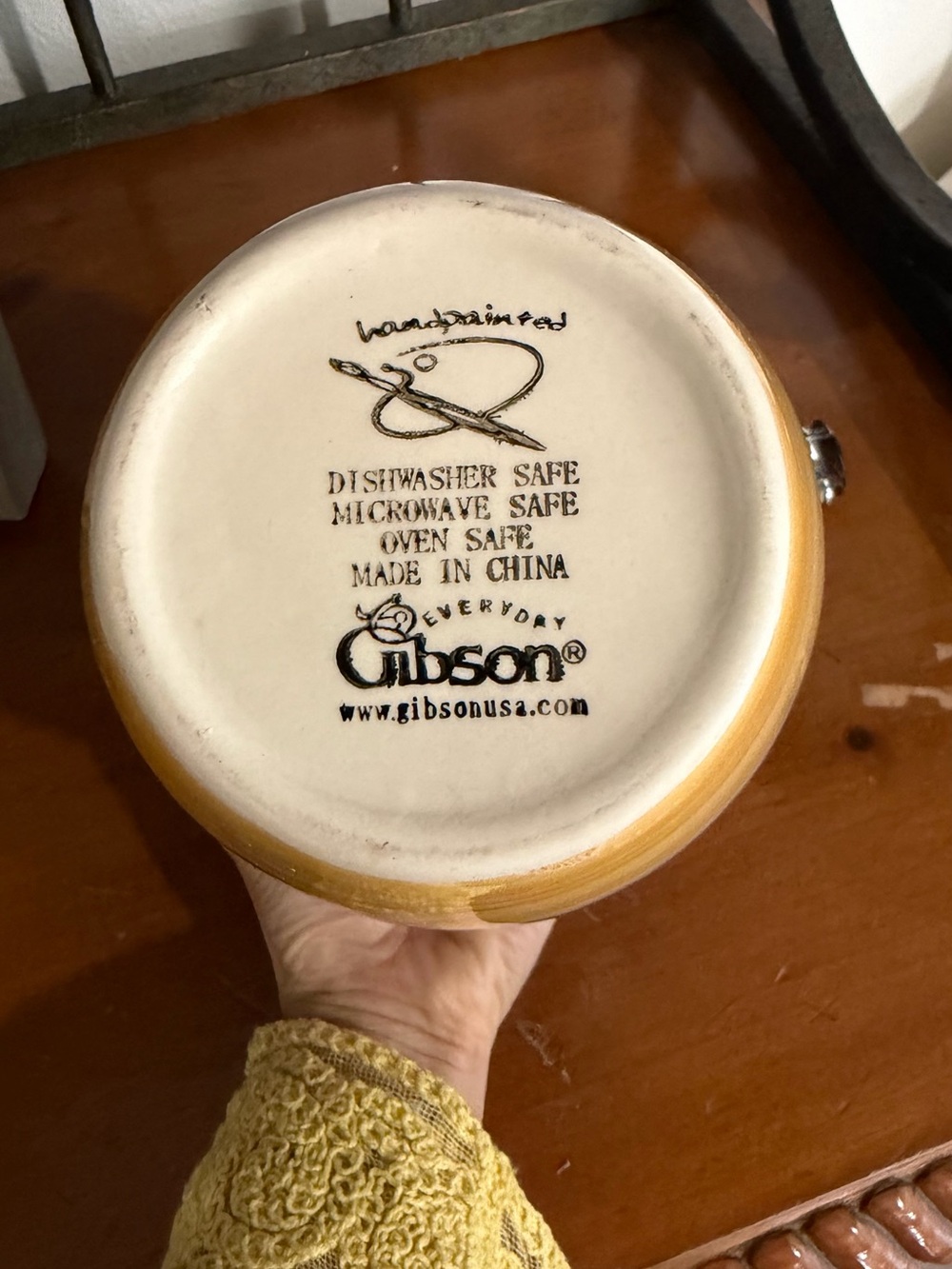 Vintage Gibson Ceramic Floral Canister Jar Storage Cottagecore Kitchen Decor - Picture 6 of 6